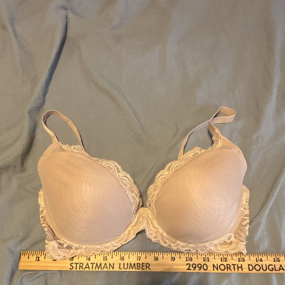 Natori Feathers Beige Lace Underwire T-Shirt Bra Women's 36D